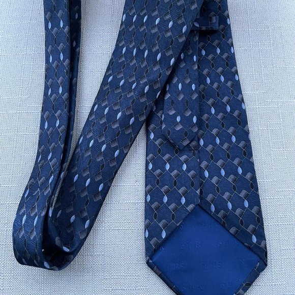 Men Tie Silk Necktie Classic Length Ties - Picture 3 of 11